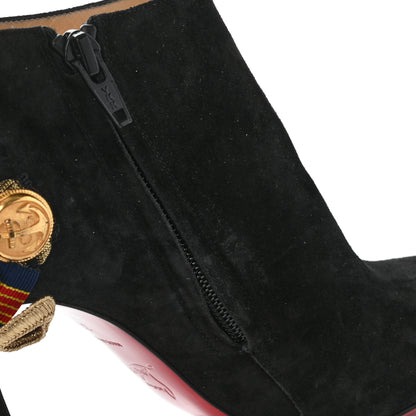 Christian Louboutin Veau Velours Galobella 100 Booties 37 Black 13 of 13