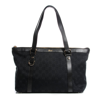 Gucci Monogram Abbey Medium Tote Black 1 of 8