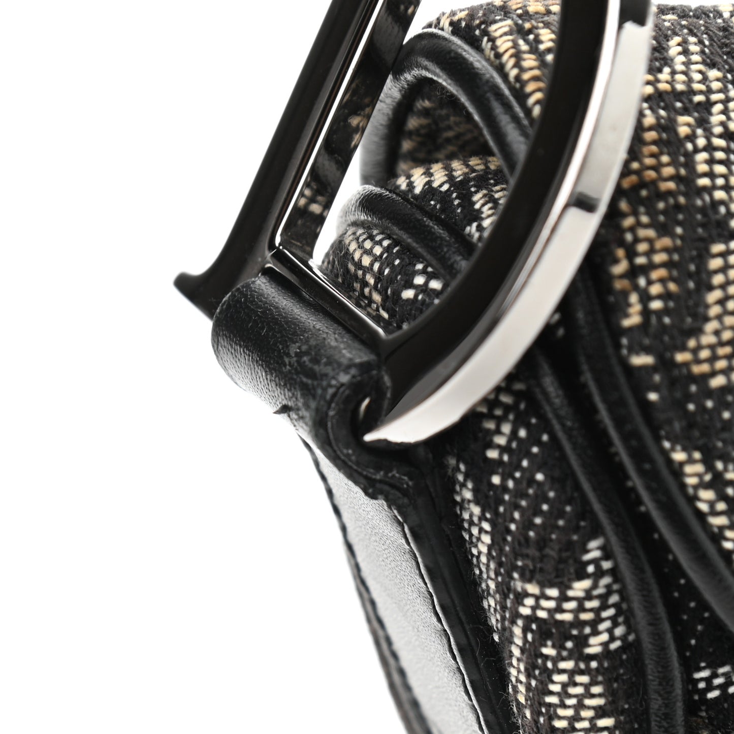 Monogram Saddle Bag Bag Black