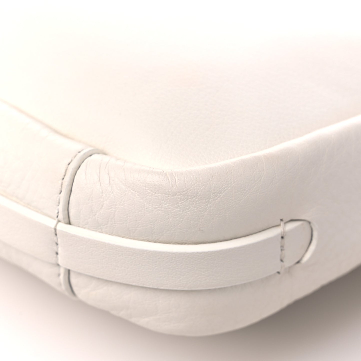 Calfskin Logo S Everyday Camera Bag White