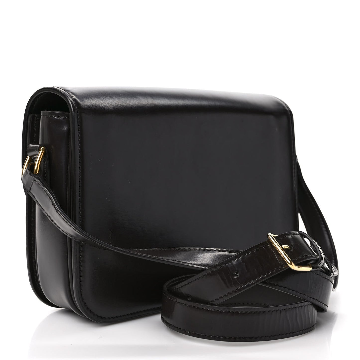 Shiny Calfskin Medium Triomphe Brown