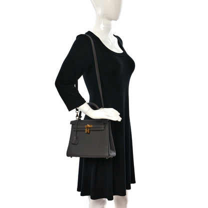 Hermes Togo Kelly Retourne 25 Etain 2 of 10