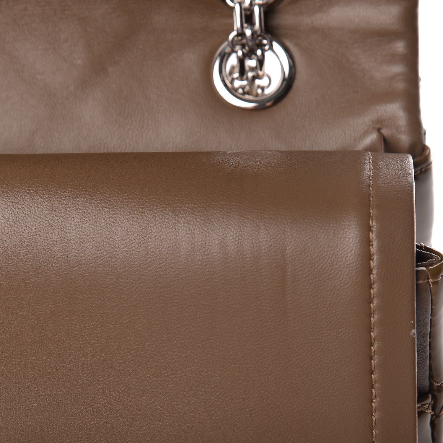 Chanel Patent Quilted 2.55 Reissue 227 Flap Taupe 9 of 21
