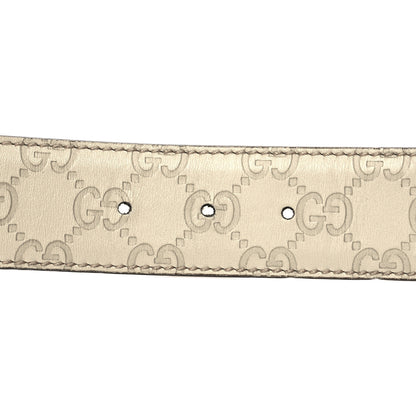 Gucci Guccissima Interlocking G 40mm Belt 85 34 Off White 3 of 6
