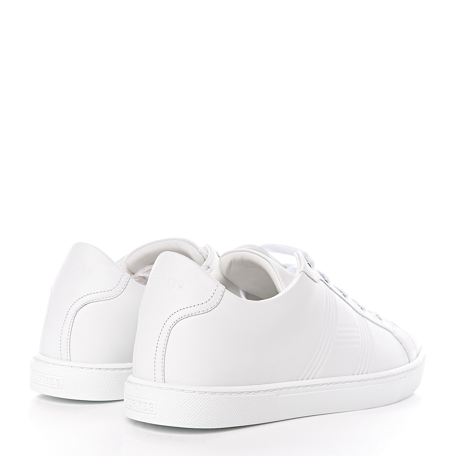 Hermes Calfskin Mens Advantage Sneakers 43 White 4 of 8