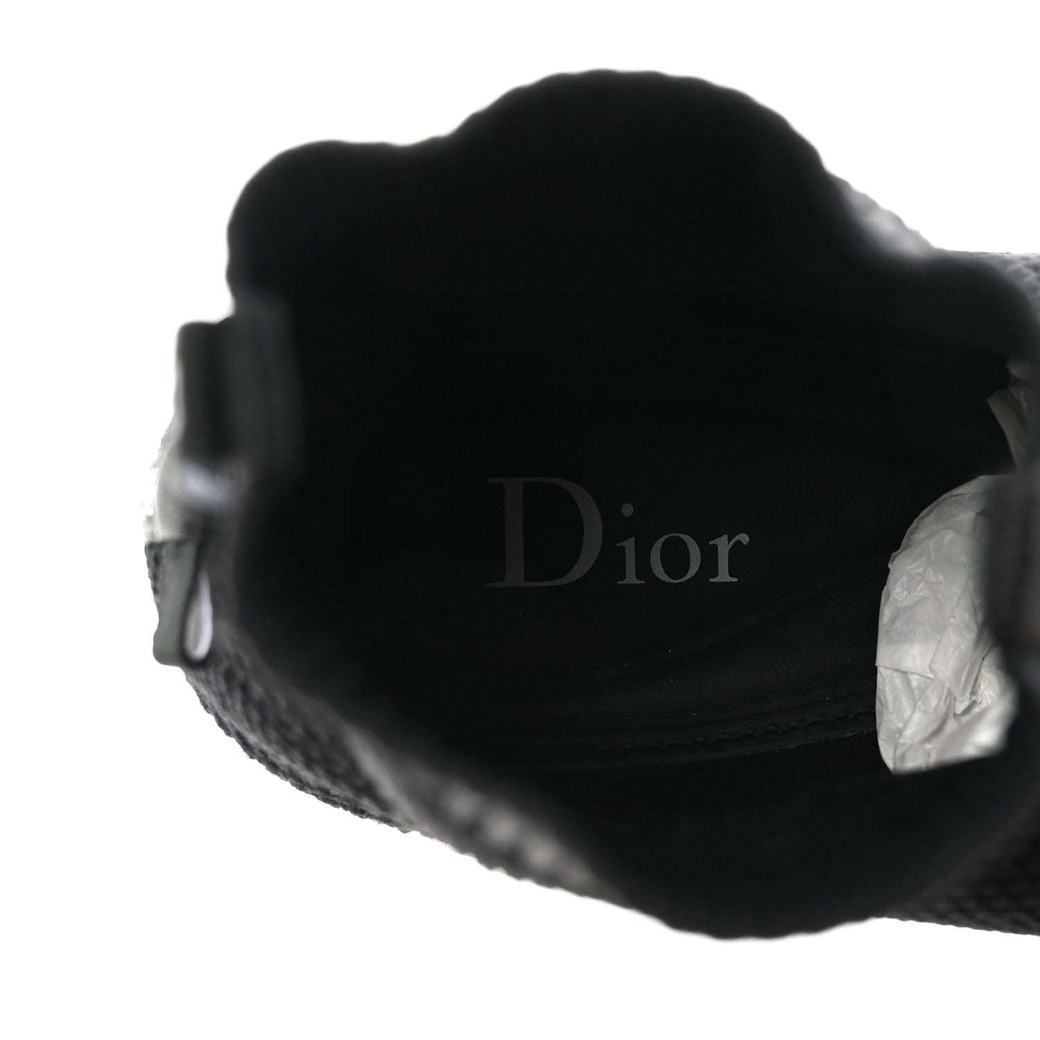 Christian Dior Technical Knit F. Two Point Zero High Top Sneakers 38.5 Black 16 of 18