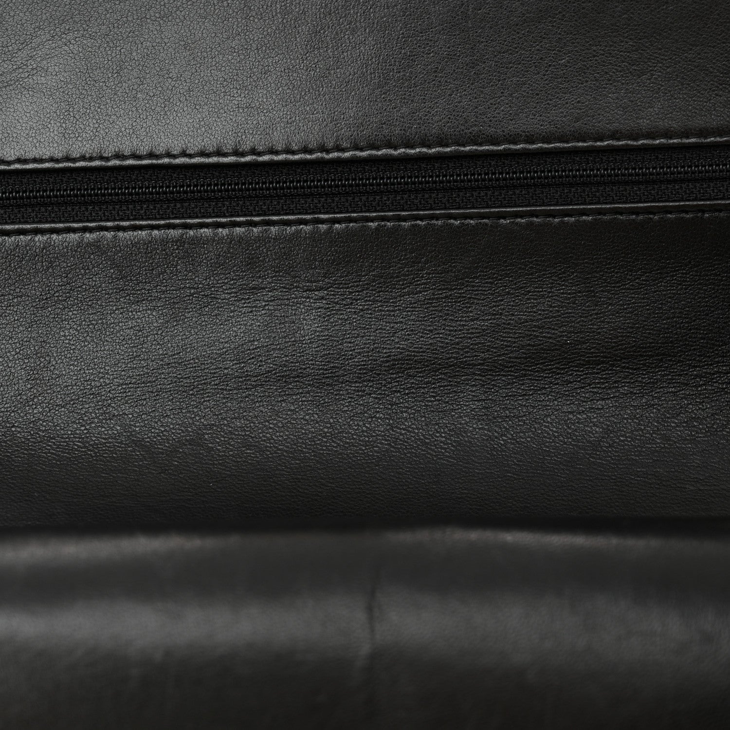 Chanel Lambskin Quilted Medium Double Flap Black 13 of 15