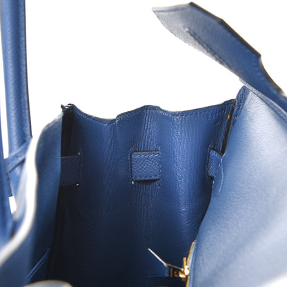 Hermes Epsom Birkin 35 Bleu Agate 13 of 45