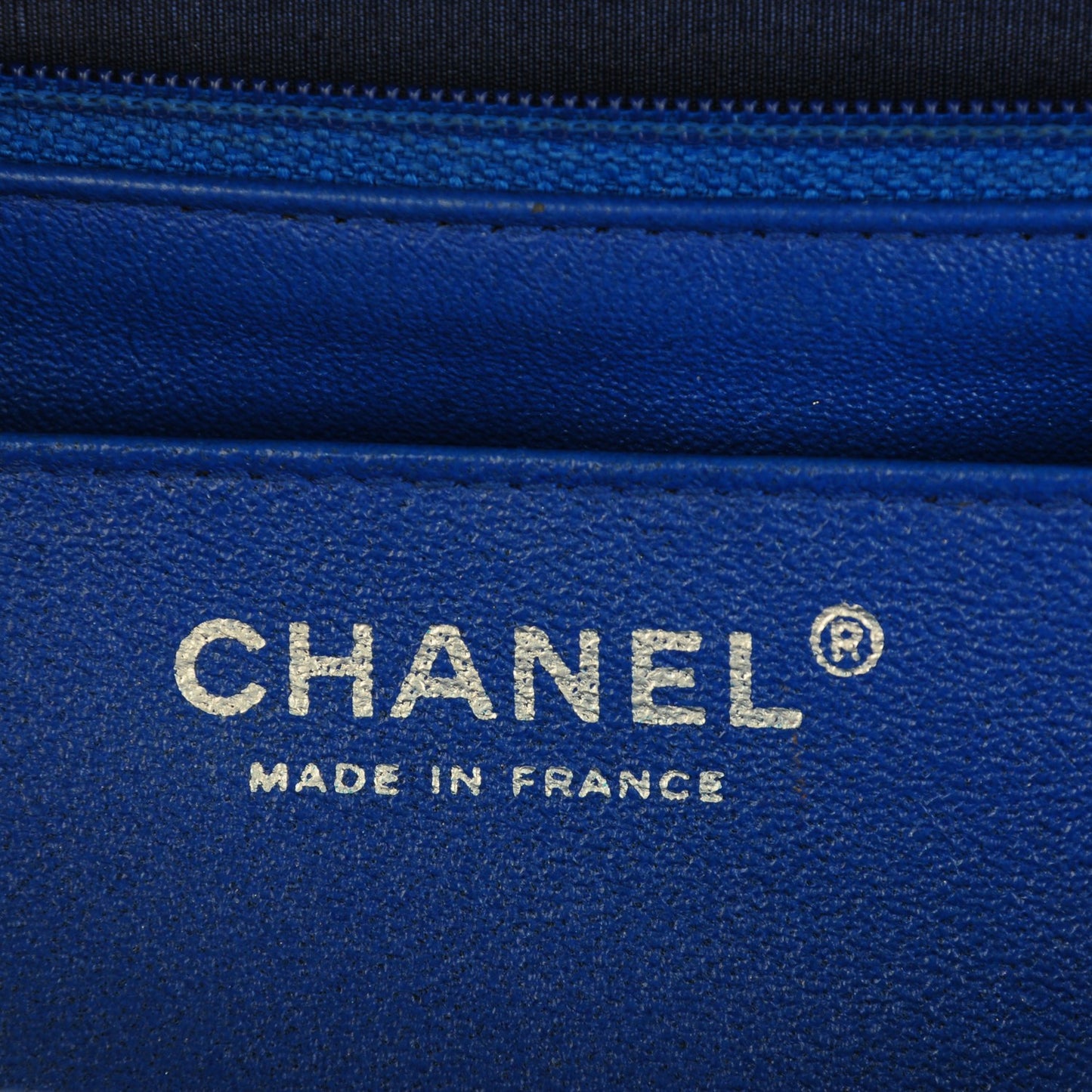 Lambskin Quilted Maxi Single Flap Blue