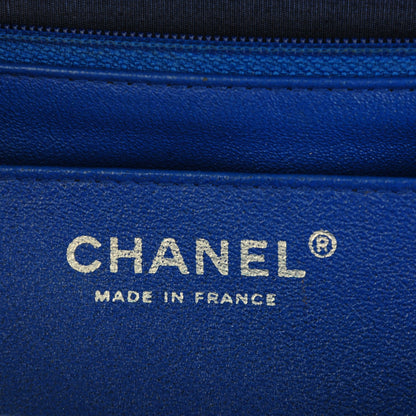 Chanel Lambskin Quilted Maxi Single Flap Blue 7 of 7