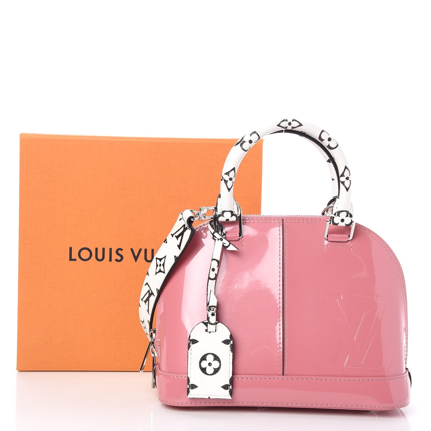 Louis Vuitton Patent Monogram Alma BB Rose Blush 8 of 8