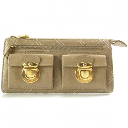Marc Jacobs Leather Quilted Zip Wallet 1 of 9