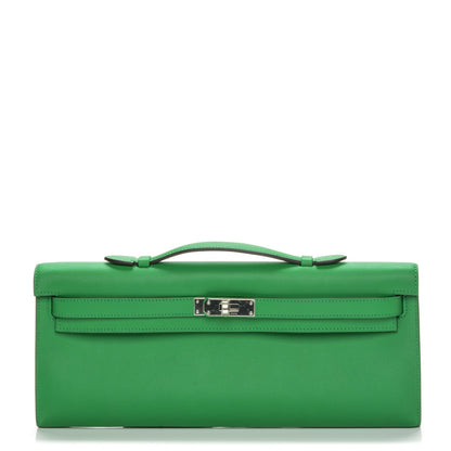 Hermes Swift Kelly Cut Clutch Pochette Bambou 1 of 22