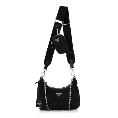 Prada Nylon Re-Edition 2005 Shoulder Bag Black 1 of 11