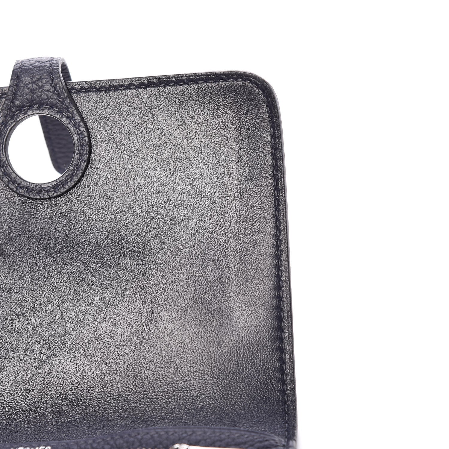Hermes Togo Dogon Compact Wallet Bleu Nuit 8 of 11