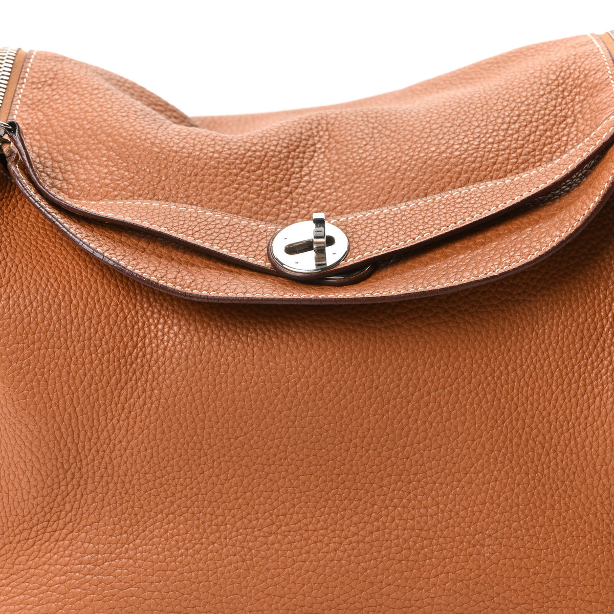 Hermes Taurillon Clemence Lindy 34 Gold 8 of 10