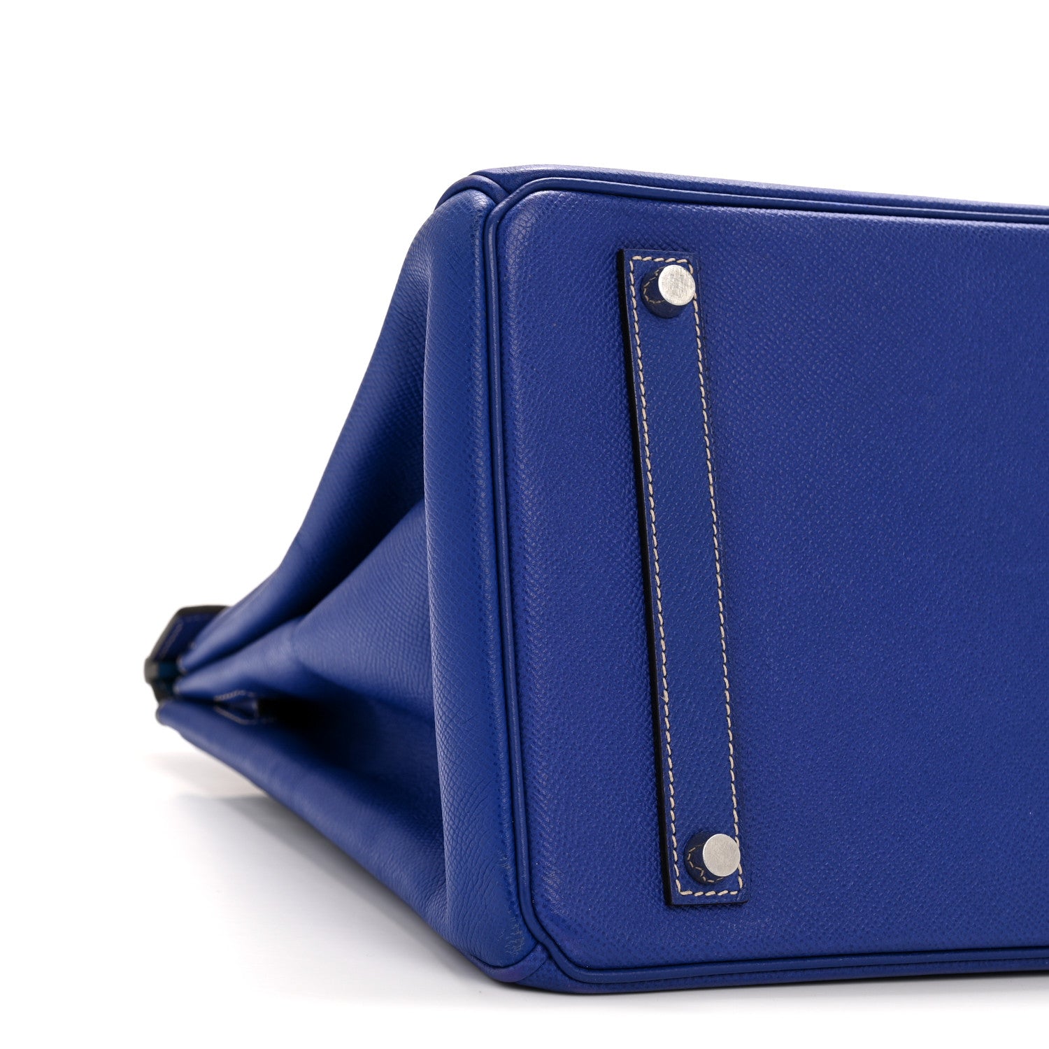 Hermes Epsom Candy Birkin 35 Bleu Electrique Mykonos 9 of 14