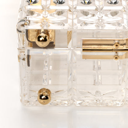 Dolce & Gabbana Plexiglass Bohemia Box Bag Gold 13 of 13
