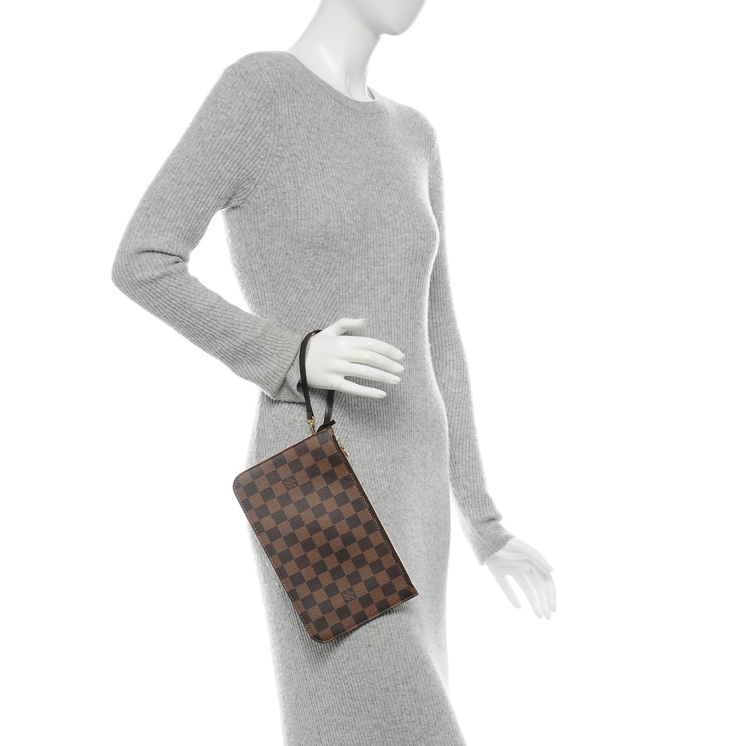 Chanel Caviar Quilted Jumbo Double Flap Light Grey 9 of 13