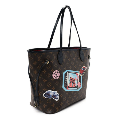 Louis Vuitton Monogram My LV World Tour Neverfull MM 4 of 13