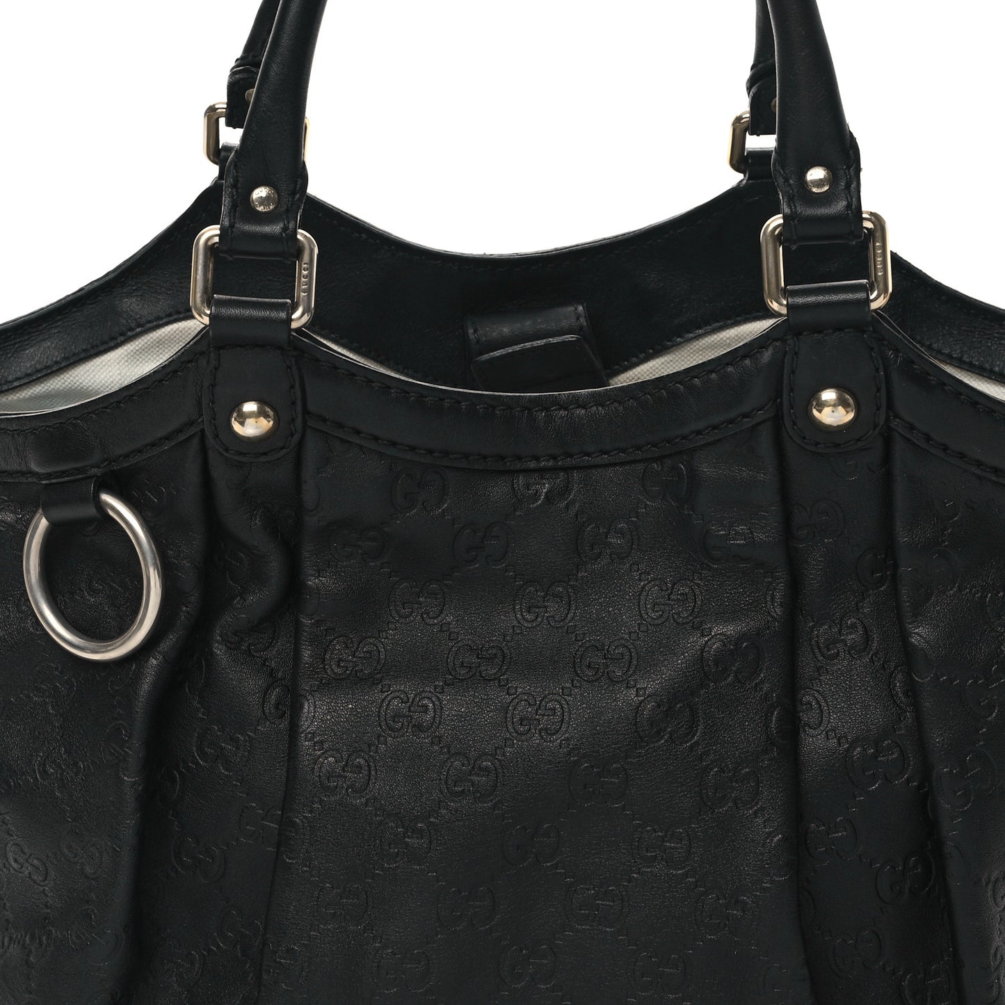 Guccissima Sukey Tote Black