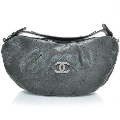 Chanel Caviar Outdoor Ligne Hobo Black 1 of 9