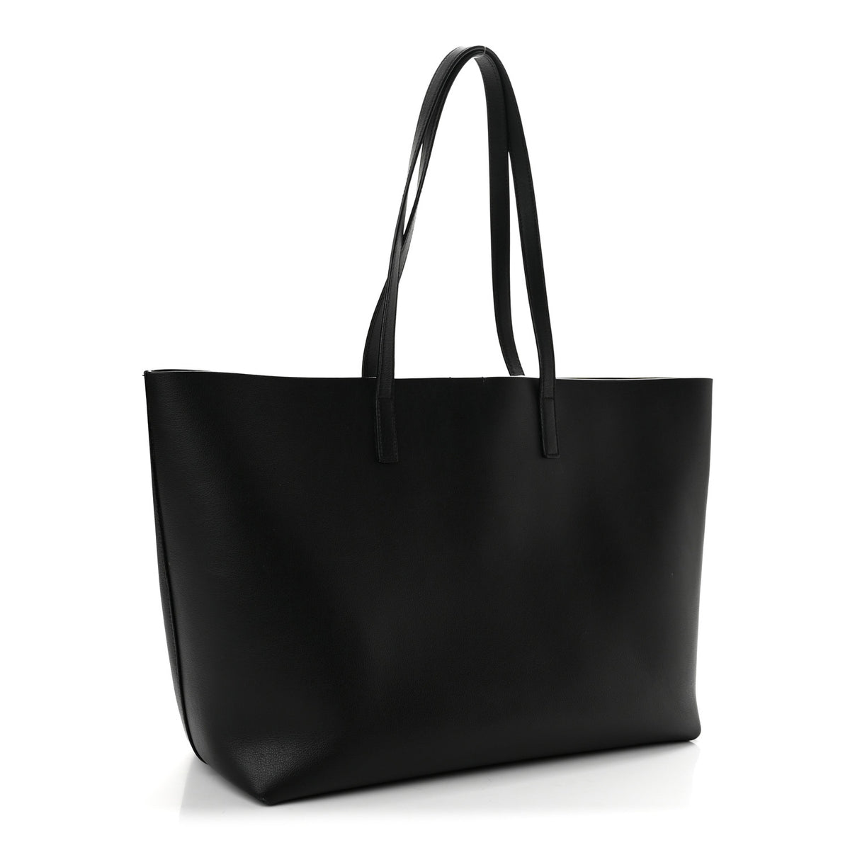 Saint Laurent Calfskin Large Shopping Tote Black 4 of 12