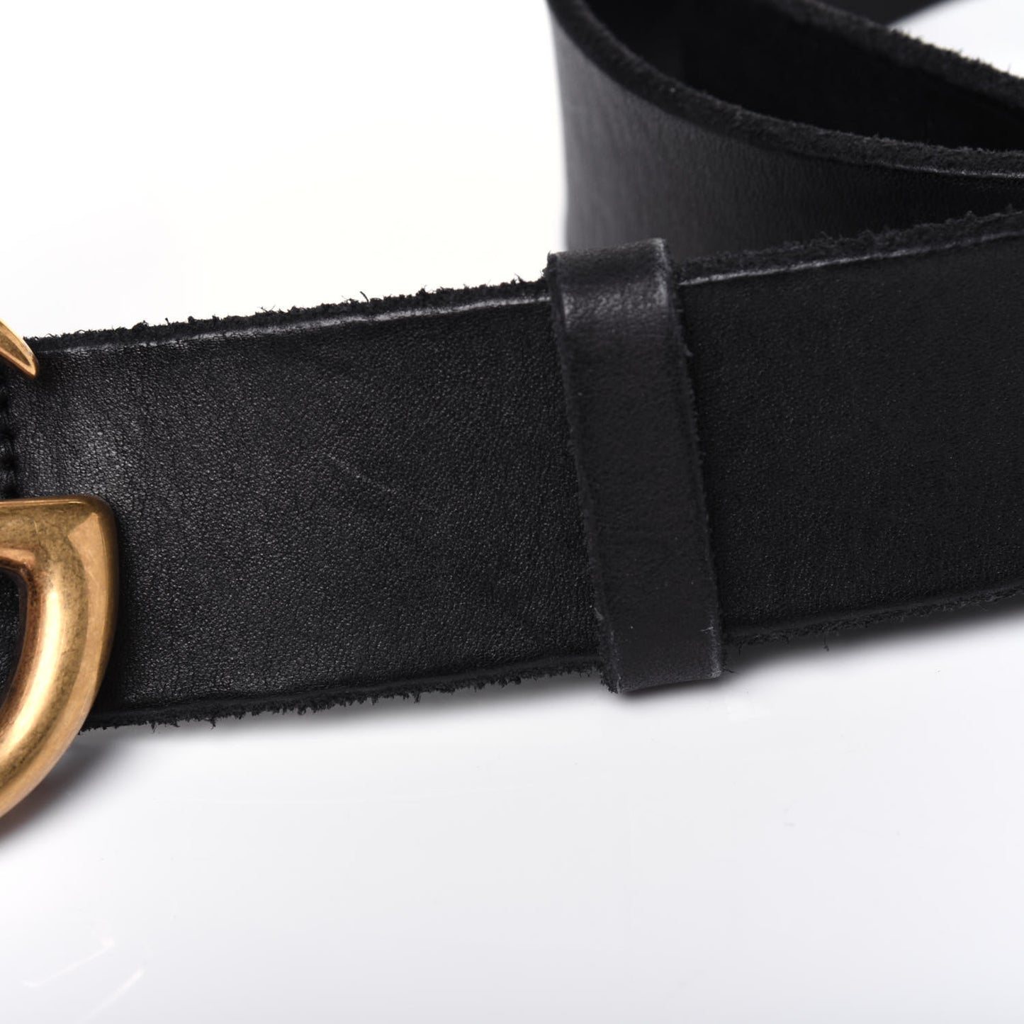 Faded Calfskin Double G 40mm Belt 80 32 Black