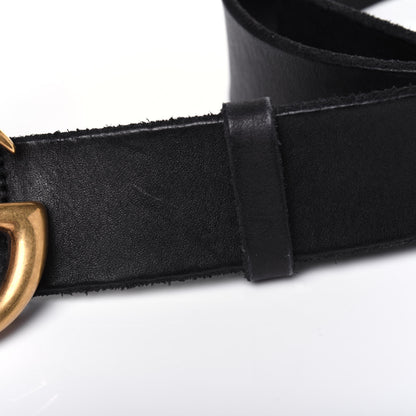 Gucci Faded Calfskin Double G 40mm Belt 80 32 Black 8 of 8