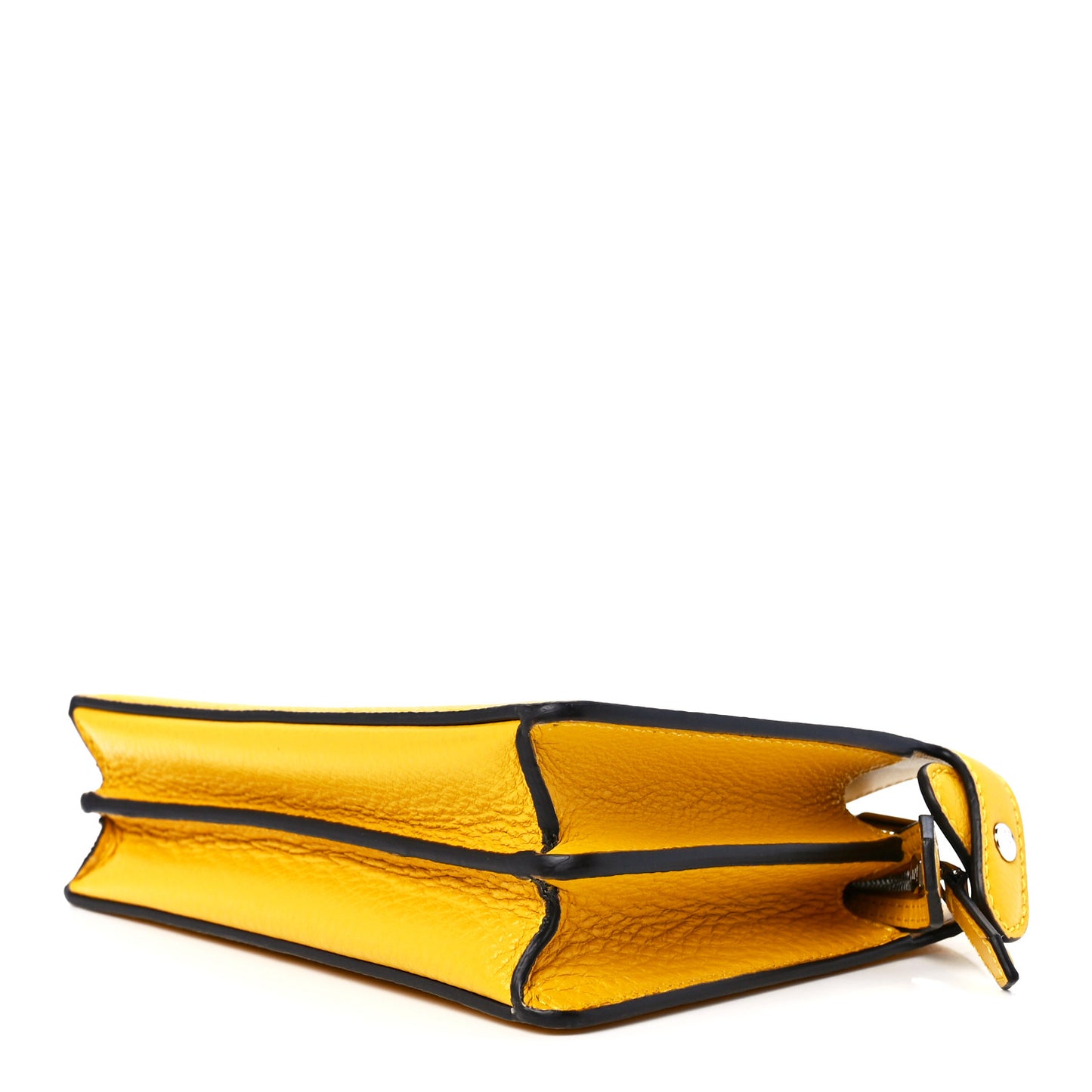 Cuoio Romano Vitello Cover Bi-Color Peekaboo I See U X Cross Satchel Sunflower Stone Mimosa