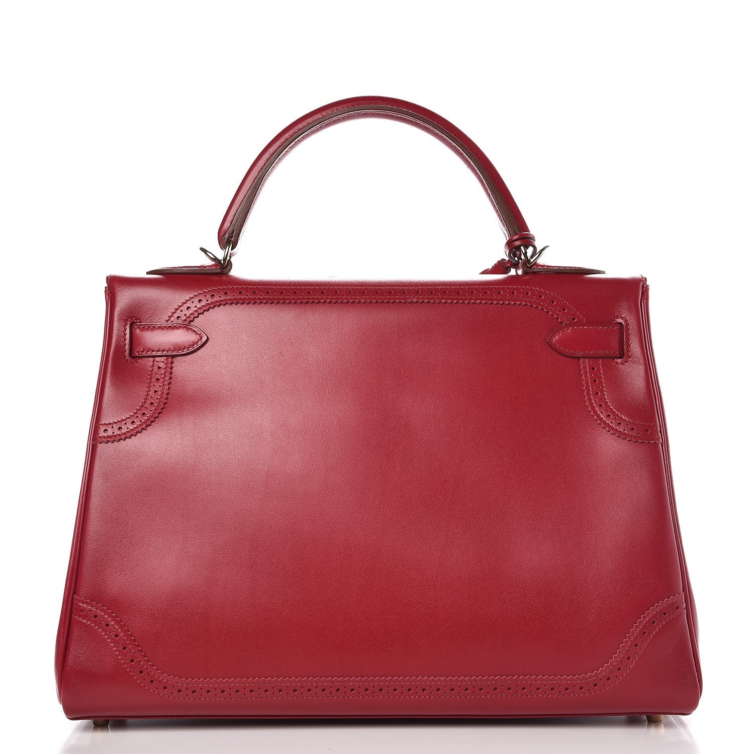 Hermes Tadelakt Ghillies Kelly 32 Rubis 4 of 39