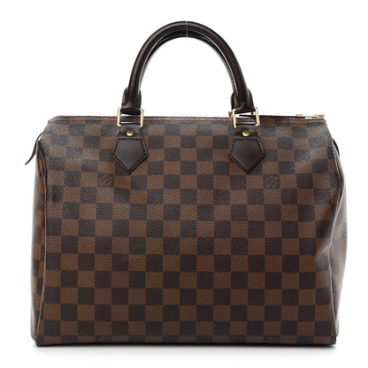 Louis Vuitton Damier Ebene Speedy 30 1 of 10