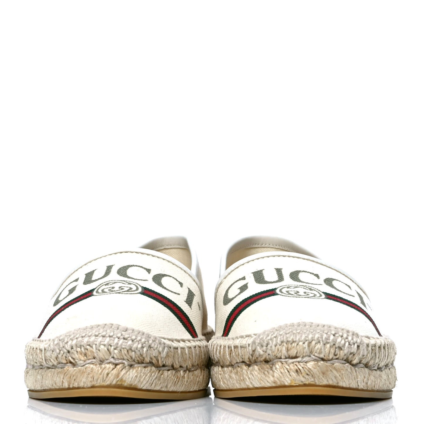 Canvas Logo Espadrilles 35 Greggio White