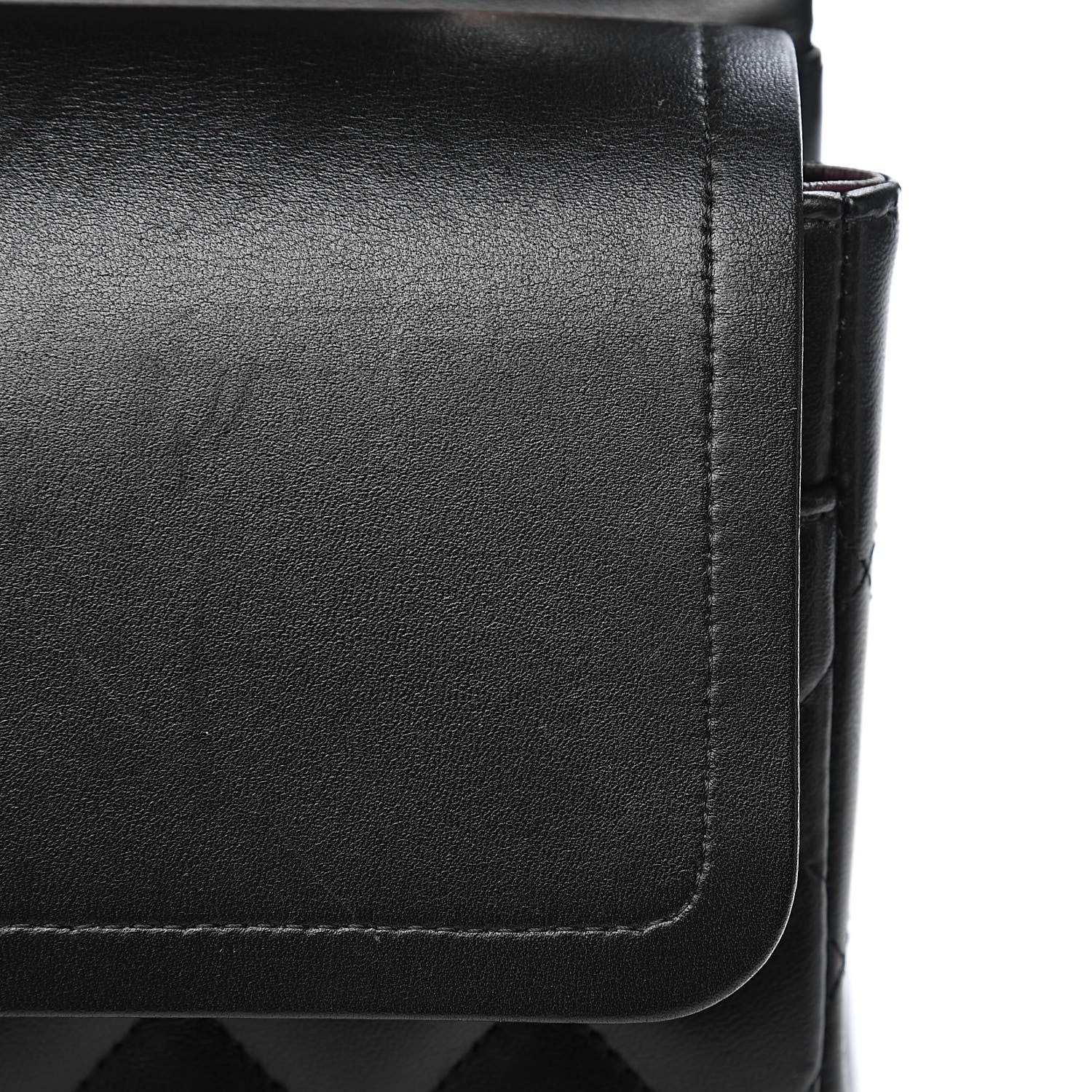 Chanel Lambskin Quilted Jumbo Double Flap Black 14 of 15