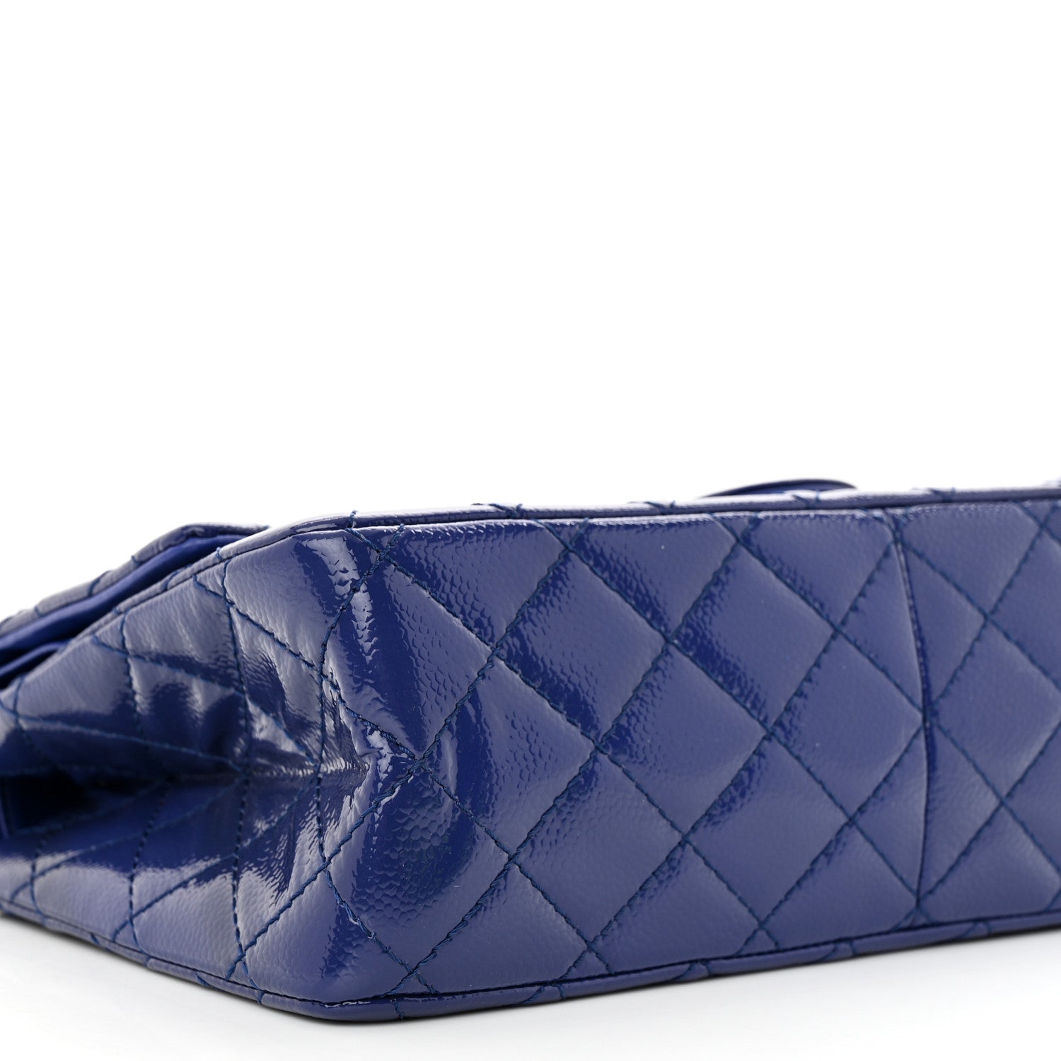 Chanel Patent Caviar Quilted 2.55 Reissue 226 Flap Navy Blue 9 of 15