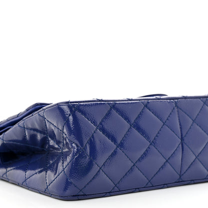 Chanel Patent Caviar Quilted 2.55 Reissue 226 Flap Navy Blue 9 of 15