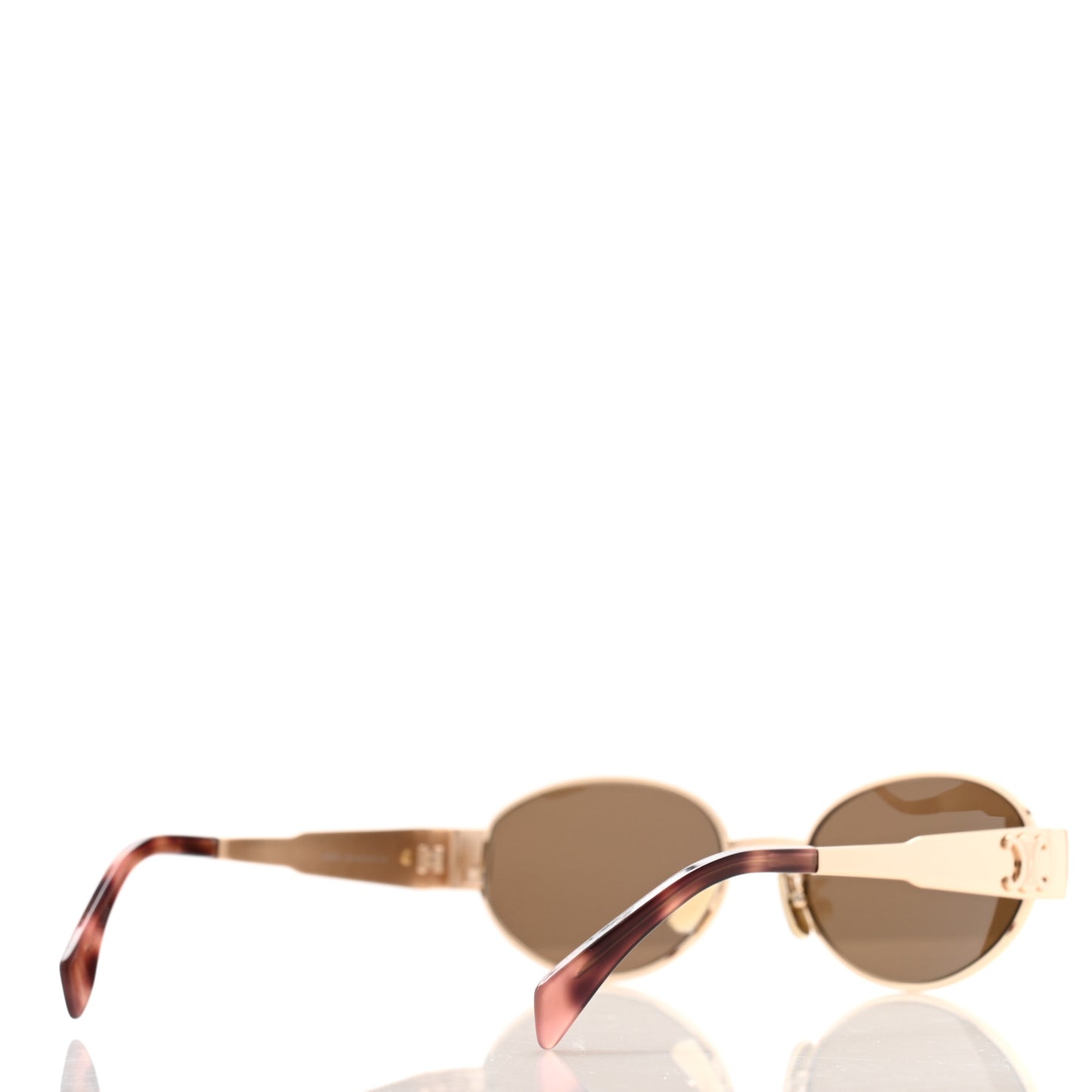 Metal Triomphe 01 Sunglasses CL40235U Rose Gold Brown