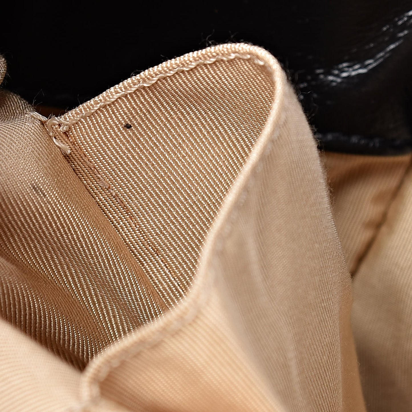 Iridescent Calfskin Large In the Mix Tote Black