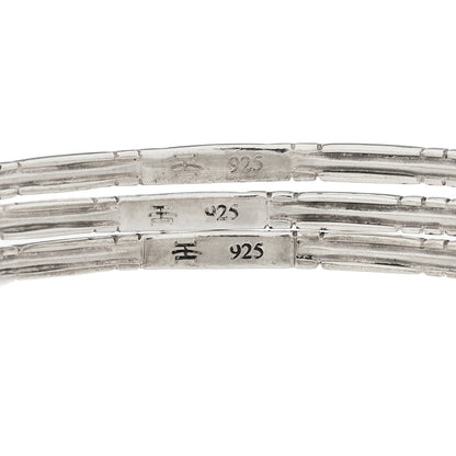 John Hardy Sterling Silver Kali Slim Bangle Bracelet Set of 3 3 of 3