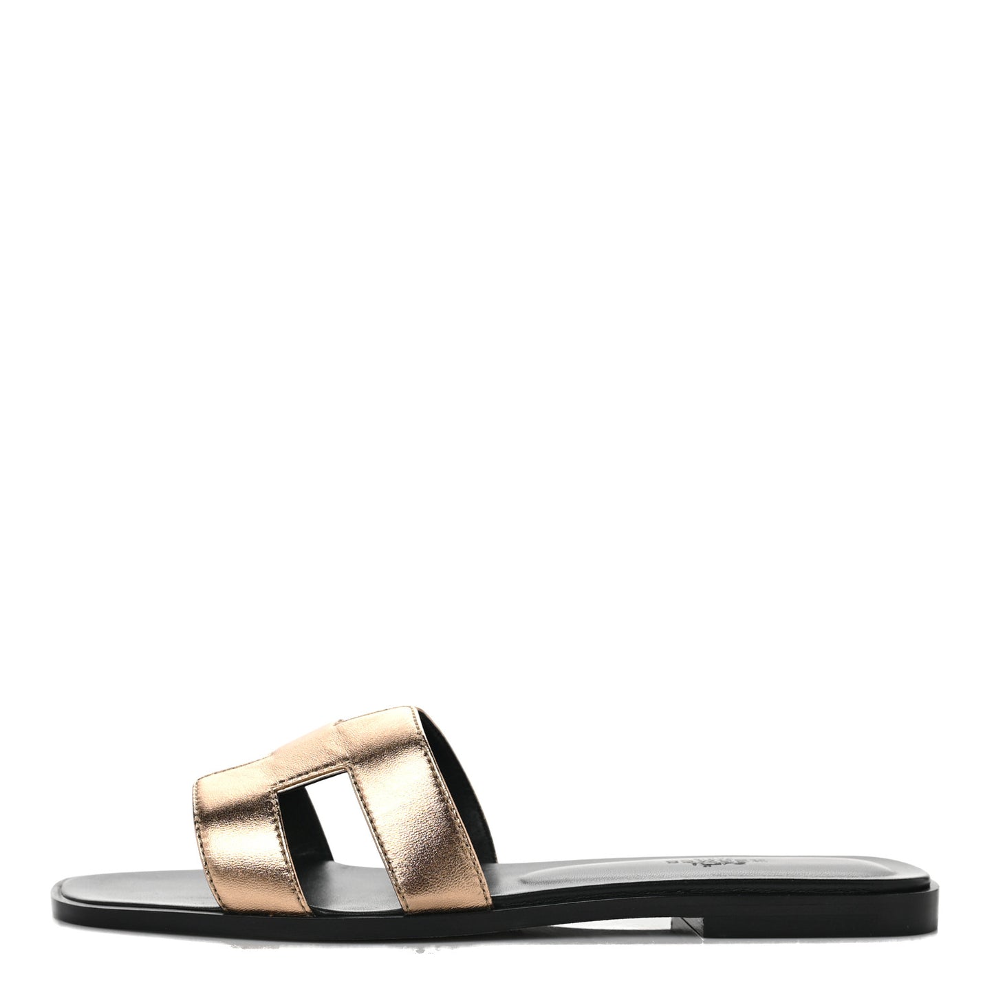 Metallic Nappa Oran Sandals 40 Vert Bronze