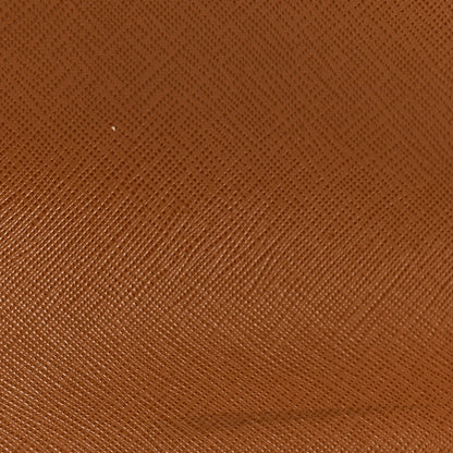 Prada Saffiano Lux Galleria Front Pocket Tote Caramel 11 of 11