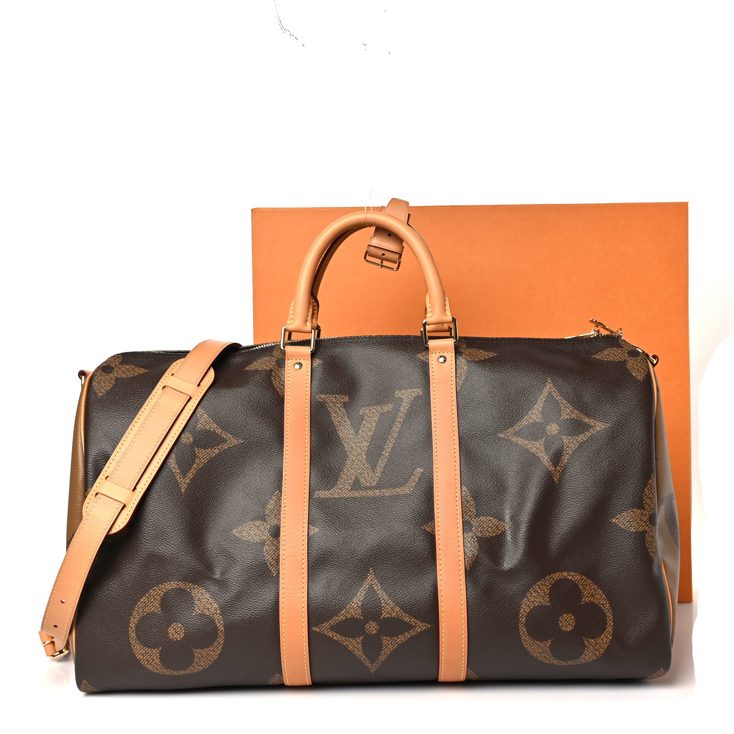 Louis Vuitton Reverse Monogram Giant Keepall Bandouliere 45 9 of 9