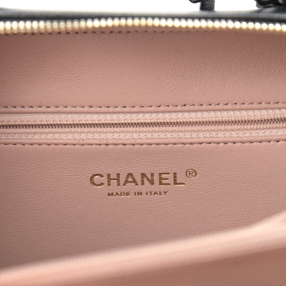 Chanel Caviar Quilted Medium CC Filigree Vanity Case Black 6 of 9