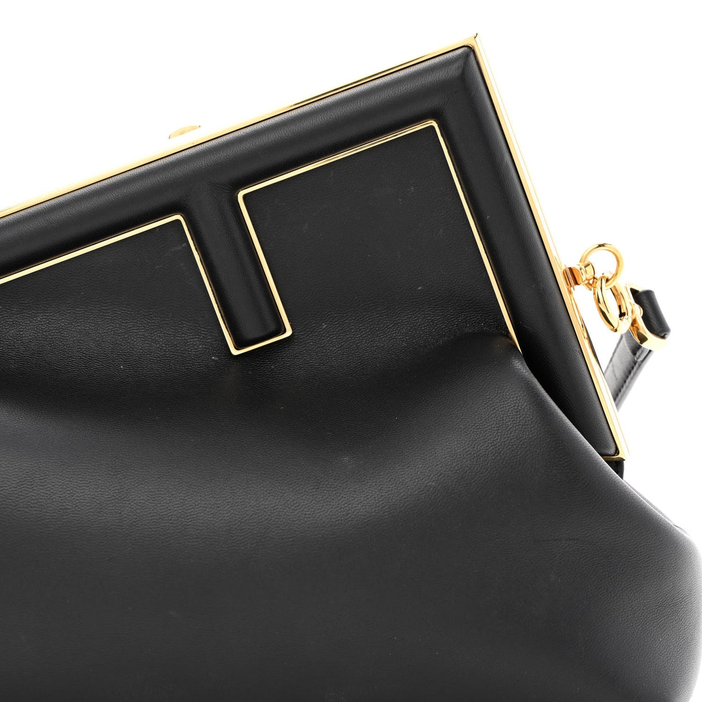 Shiny Nappa Midi Fendi First Black