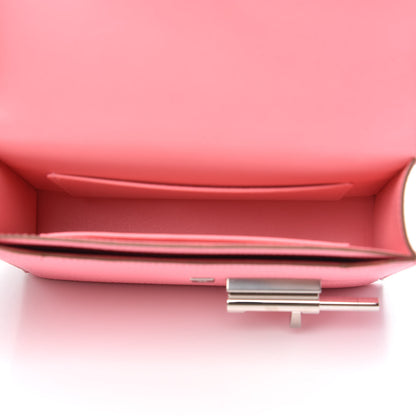 Hermes Chevre Mysore Mini Verrou Large Strap Bag Rose Confetti White 5 of 10