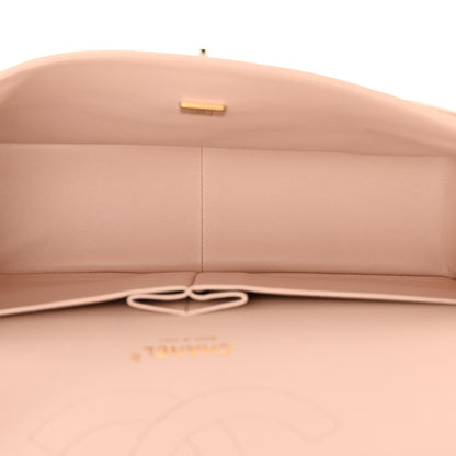 Chanel Caviar Quilted Jumbo Double Flap Light Beige 5 of 12