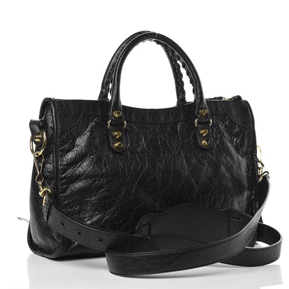 Balenciaga Agneau Classic Gold Hardware S City Black 3 of 8