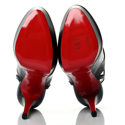 Christian Louboutin Mary Jane Slingbacks Pumps 37.5 Black 5 of 10