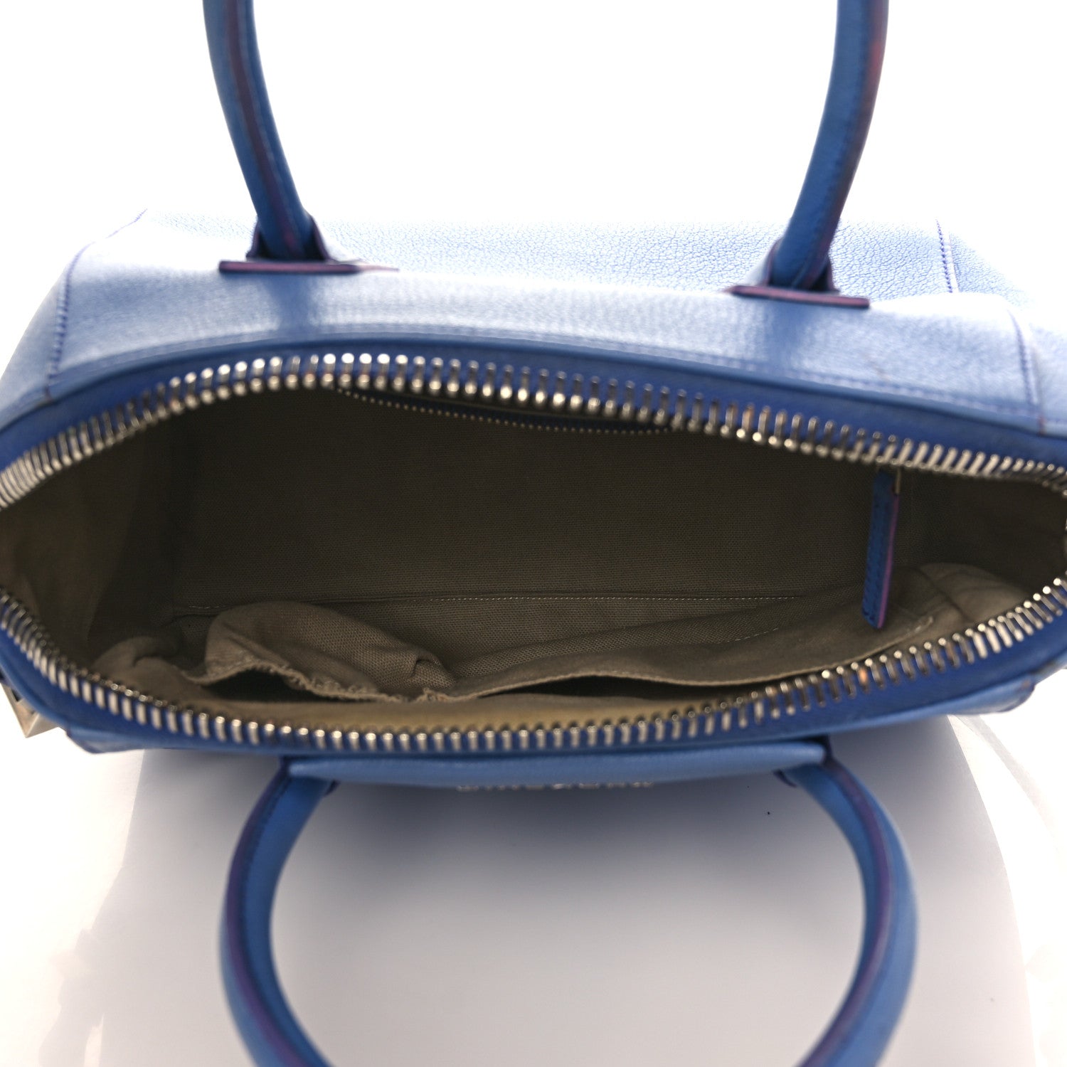 Givenchy Sugar Goatskin Small Antigona Blue 4 of 13