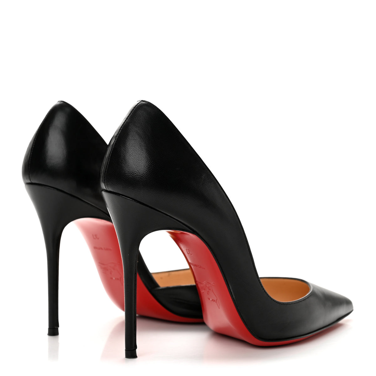 Christian Louboutin Shiny Nappa Iriza 100 Pumps 37 Black 5 of 11